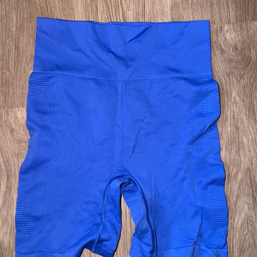 Electric blue spandex
